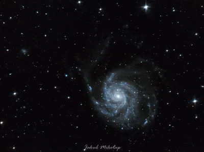 q0084 - Galaktyka M101 zwana Galaktyką Wiatraczek.
Galaktyka spiralna w Wielkim Wozi...