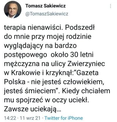 czeskiNetoperek - O, proszę, Tomasz Sakiewicz dowiaduje się jak wygląda traktowanie l...