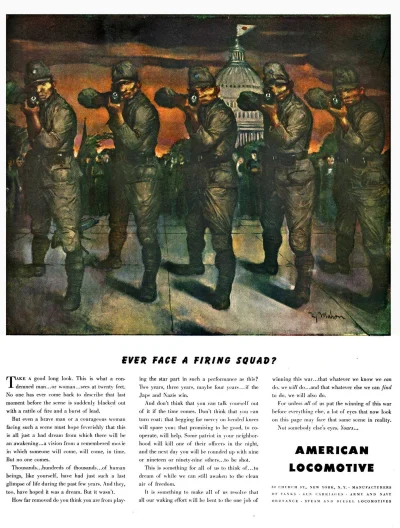 myrmekochoria - Zmierzyłeś się kiedyś z plutonem egzekucyjnym, 1943. Plakat dla Ameri...