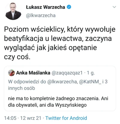 n-wist - Jeśli kogoś nie obchodzi beatyfikacja Wyszyńskiego, to znaczy, że ma wściekl...