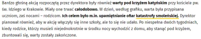 Klimbert - Polacy mają mentalność niewolnika. Dyrektor szkoły nakazał im stać w nocy ...