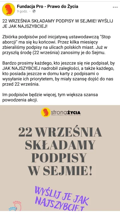 saakaszi - Na początku mówili że chodzi tylko o zdeformowane płody, teraz idą o krok ...