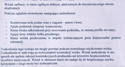 Xoniak - Oględziny osoby, która zajmuję się naprawą takich wózków.