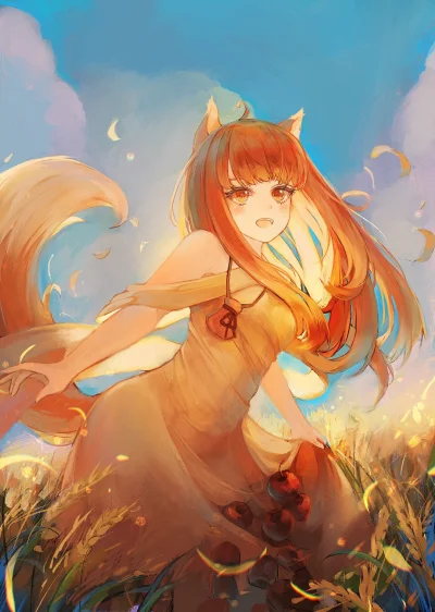 LatajacaPapryka512 - #holo #horo #spiceandwolf #ookamitokoushinryou #anime #randomani...