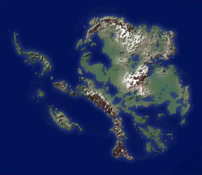 buntpl - Mapa Antarktydy bez lodowca.
#mapporn #mapy #ciekawostki #geografia