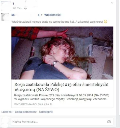dominowiak - takie #fakenews latały na #facebook w 2014 roku podczas rosyjskich "ćwic...