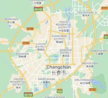 krdk - >Chongking

Wszystkie miasta tam poza Pekinem i Wuhan się nazywają Cingciong...
