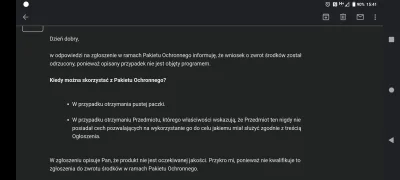 dict - No tak. Dostałem niesprawny zasilacz, ale nie pomogli. Podpowiedzieli, ze mogę...