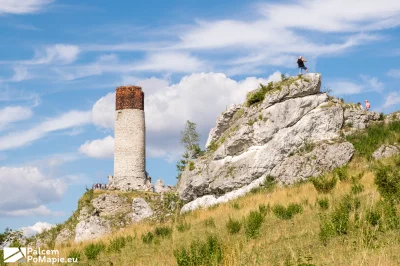 KolejnyMirek - Cylindryczna wieża zamku w Olsztynie. Tym zdjęciem chciałbym zaprosić ...