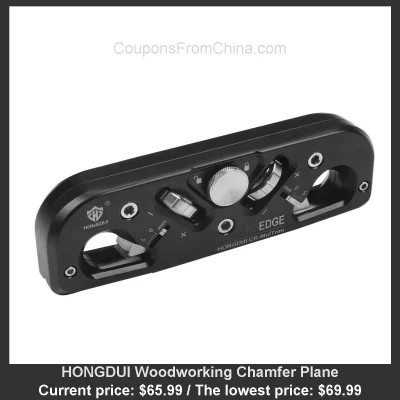 n____S - HONGDUI Woodworking Chamfer Plane
Cena: $65.99 (najniższa w historii: $69.9...