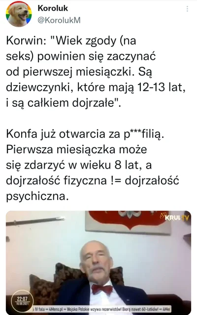 LubiePieski - @Volki: ty to już w ogóle przypadek kliniczny jesteś, poważnie, nie mów...