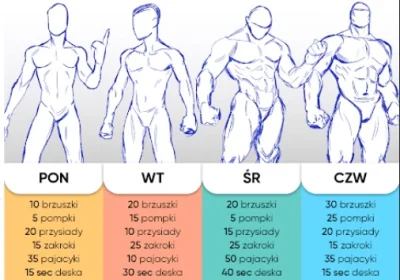 przeczki - Nie polecam tego planu. Ćwiczyłem od poniedziałku do czwartku i teraz nie ...