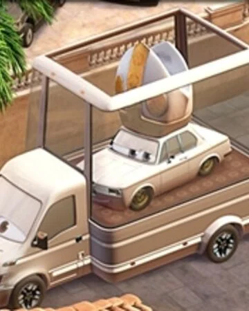 Bajo-Jajo - skoro w filmie animowanym auta (ang. cars) jest auto papiez ze kuloodporn...