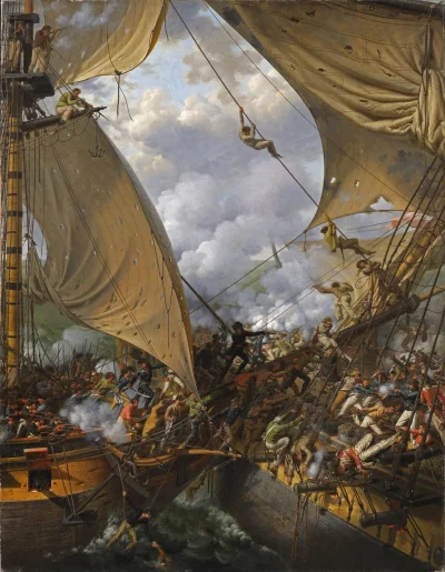 myrmekochoria - Louis Philippe Crepin, Abordaż HMS Ambuscade, 1798.

#starszezwoje ...