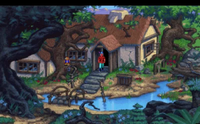 kkrzysiek13 - Kings Quest 5 i przechodzenie gry z solucją z gazety