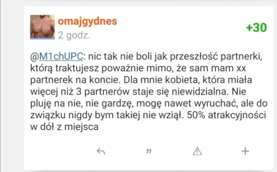 Filippa - @Filippa Dodam tylko, że typ ze skrina pisał, że mial 20 partnerek w ciągu ...