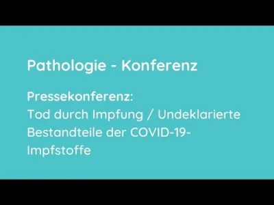 hansschrodinger - Prezentacja niemieckich patologów nt. skutków szczepionek. 

Idzi...