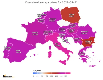 a.....e - Ceny prądu z 21 września
#energetyka #polska #europa