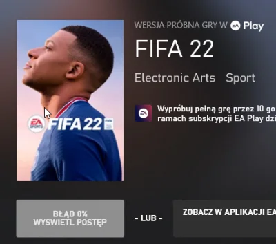 RodzynR - Niestety nie można pobrać z EA Play z subskrypcją z Game Passa -.-, ma ktoś...