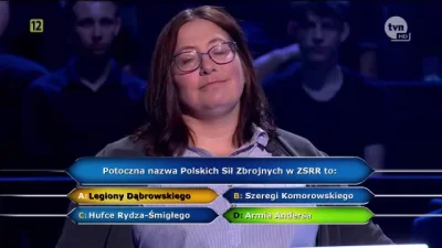 panbartosz - na pewno nie armia Andersa

pytanie za pięćset złotych, baba dłużej ga...