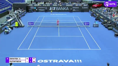 Szewczenko - Akcja Igi Świątek na "pięć gwiazdek" od WTA (WTA Ostrawa)

#sport #ten...