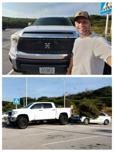 silentpl - Podwyższana Toyota Tundra. Nie umiem na foto pokazać jak cholernie wielki ...