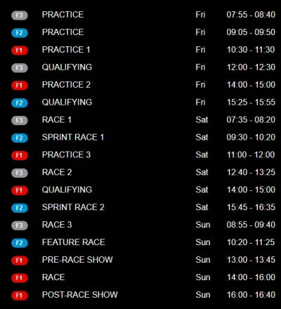 LM317K - @SSDH: F1 na Eleven a reszty to nie wiem, na pewno na f1tv