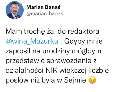 zwirz - Marian to jest jednak śmieszek. 
#heheszki #banas #mazurek #bekazpisu #nik