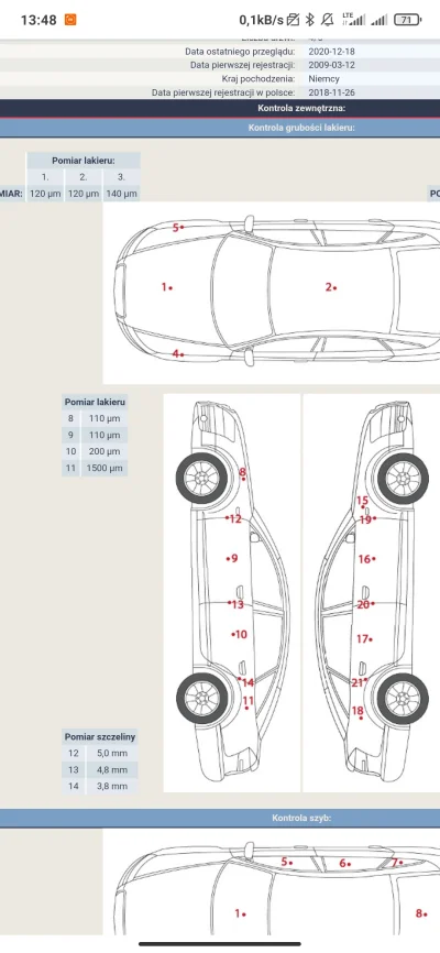 44Bw4jKocK - #motoryzacja #kupnosamochodu Hej Mirki właśnie dostałem raport z oględzi...