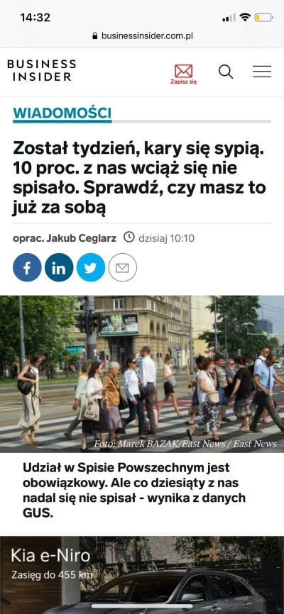 Pietiapk1 - Jak to jest jak świadomie nie odmówiłem spisu tylko nikt się do mnie nie ...