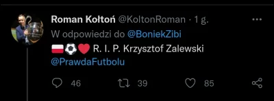 niezdiagnozowany - Roman hiena cmentarna Kołtoń pod postem Bońka na twitterze informu...