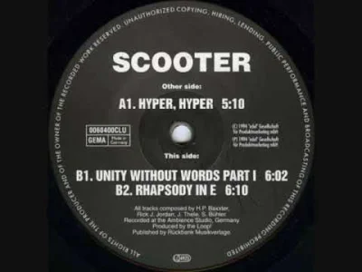 baniorzzmodzela - Scooter – Unity Without Words 1 (1994)
#trance #classictrance #tru...