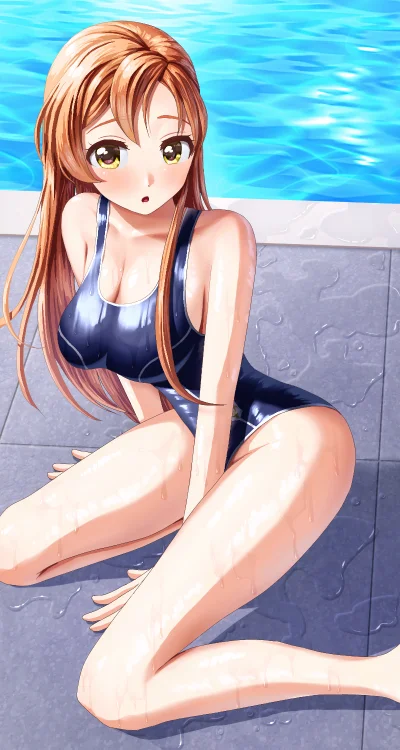 m.....y - #randomanimeshit #anime #swimsuit #codegeass #shirleyfenette #pixiv #