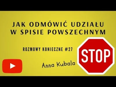 obludnik-rozi - @gomjeden: tu na filmiku Pani mowi, ze za odmowe akurat grozi kara, a...