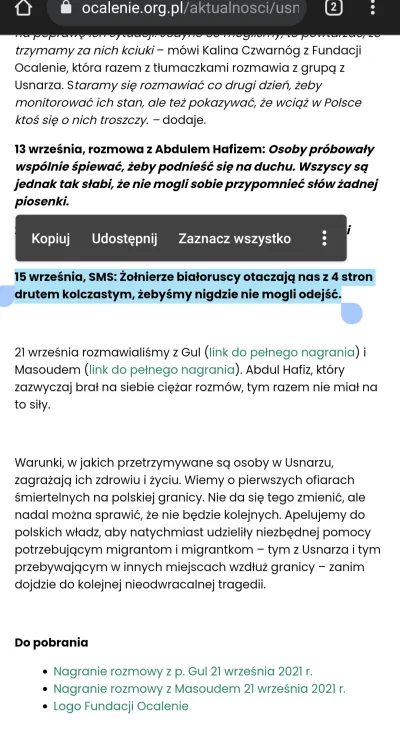 stefan_pmp - Fundacja Ocalenie na swojej stronie internetowej potwierdza, że imigranc...