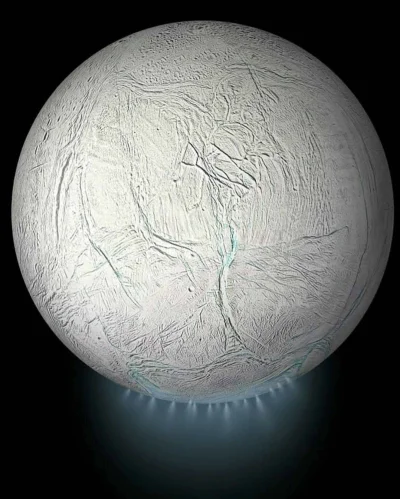 sesa_sebix - Ciekawym obiektem Układu Słonecznego jest księżyc Saturna - Enceladus. Z...