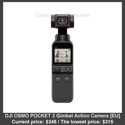 n____S - DJI OSMO POCKET 2 Gimbal Action Camera [EU]
Cena: $348.00 (najniższa w hist...