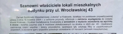 goferek - Pozwólcie wyciąć drzewa, bo brudzą nam auta.
#krakow #patologiazewsi