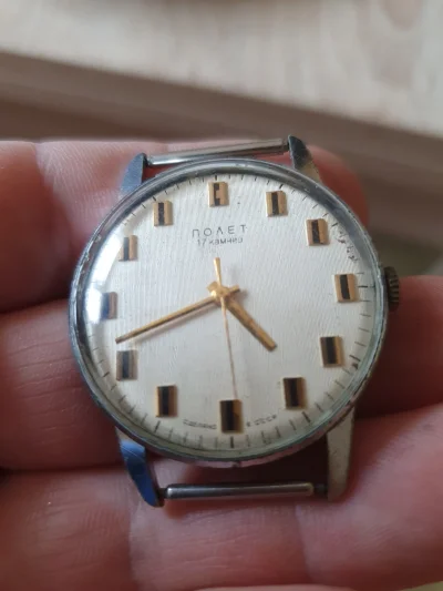 Kulek1981 - Mirki z #zegarki, stary poljot na siedemnastu, ale z tarczą, której nie m...