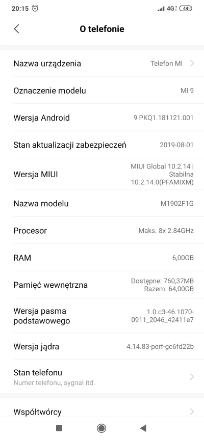 jatylkozapytac - #xiaomi #mi9 telefon traci zasięg na 3 sekundy co 5-10minut. Jednak ...