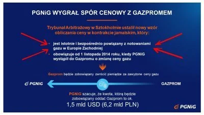 konradpra - My za to wygraliśmy z Gazpromem i dzięki temu płacimy stawki rynkowe. 
D...