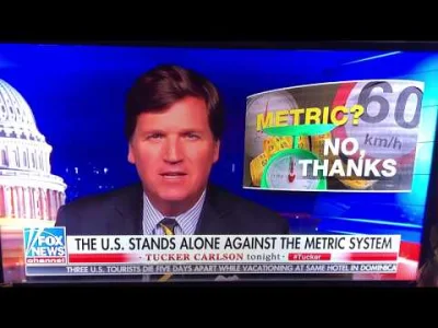 Morf - Tucker Carlson uważa że system metryczny to jakiś szatański pomysł.