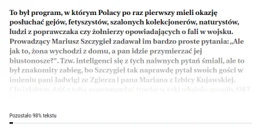 DurzyPszypau - Super artykuł, dużo można się dowiedzieć gdy 98% jest ukryte