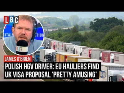 vytah - Polski kierowca ciężarówki dzwoni do brytyjskiego radia, by opowiedzieć, co p...