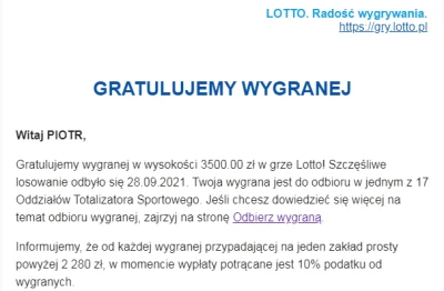 o_co - jeden numerek i by było 22 miliony ( ͡° ͜ʖ ͡°)
#chwalesie #lotto #wygrana