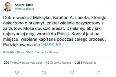 karski - @karski: bardzo szybka reakcja panie rezydencie