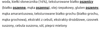 trejn - @nuukqn a tutaj skład tego zdrowego dobrodziejstwa. Mąka w mące z mielona fas...