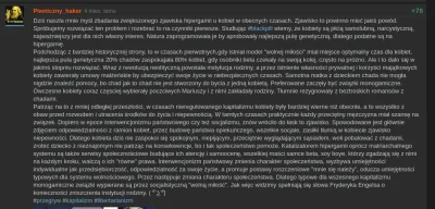 P.....r - Pisłem już to kiedyś i napiszę jeszcze raz. Model "Wolnej Miłości" wyparty ...