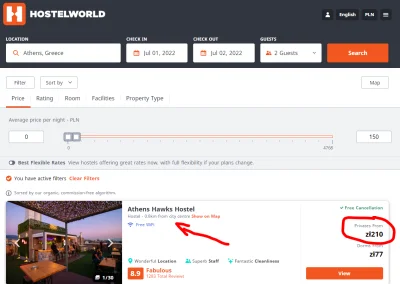 SrebrnySurfer - Zobacz: lipiec 2022, prywatne kwatery w centrum Aten 209 zł więc gdzi...