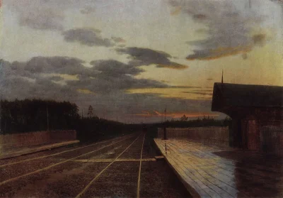 Hoverion - Isaak Lewitan 1860-1900 
Wieczór po deszczu, 1879, olej na płótnie
#artv...